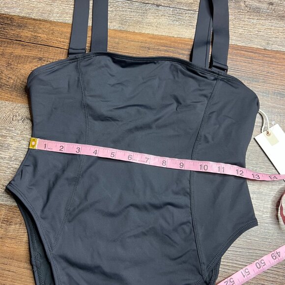 NWT Good American Contour One Piece Swimsuit GSW0243 Black Size 3 Large - Picture 10 of 14